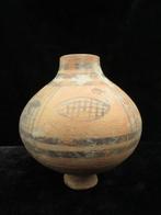 Indus Vallei Terracotta Decoratieve vaas - 10.5 cm (Zonder