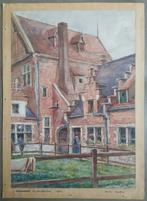 Henri Seghers (1848-1919) - Begijnhof te Antwerpen, Antiek en Kunst