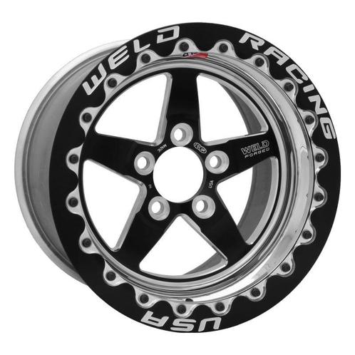 Weld S71 15x10.33 / 5x4.5 BP / 7.5in. BS Black Wheel (Medium, Auto-onderdelen, Banden en Velgen, Ophalen of Verzenden