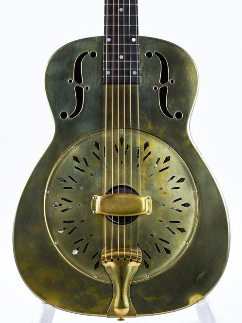 National Raw Series 14 Fret Brass (Akoestische Gitaren), Muziek en Instrumenten, Snaarinstrumenten | Gitaren | Akoestisch, Overige typen