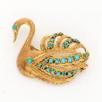 Broche - 18 karaat Geel goud, Sieraden, Tassen en Uiterlijk, Antieke sieraden