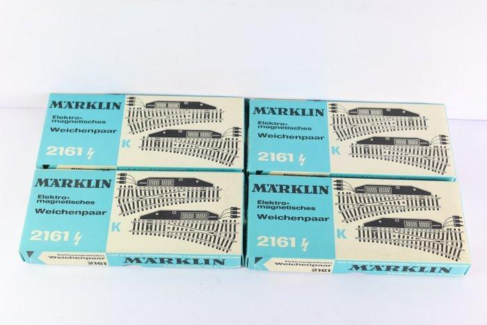 Märklin H0 - 2161 - Modeltreinsporen (4) - 8 elektrische, Hobby en Vrije tijd, Modeltreinen | H0