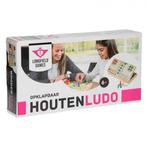Houten Ludo Spel (Opklapbaar) | Longfield - Reisspellen, Hobby en Vrije tijd, Gezelschapsspellen | Bordspellen, Nieuw, Verzenden