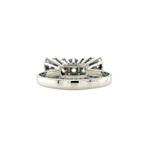 Witgouden vintage ring met diamant 14 krt, Ophalen of Verzenden, Nieuw