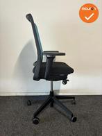 Gispen Zinn - 4D Armleggers - Zwart gestoffeerde zitting met, Werkplek, Ophalen of Verzenden, Gebruikt, Stoel