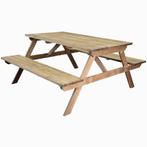 Picknicktafel 150x165cm teakhout, Tuin en Terras, Ophalen of Verzenden, Nieuw, Teakhout