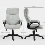 TRUUSK Bureaustoel Met Kantelfunctie, Ergonomische Bureausto, Verzenden, Nieuw