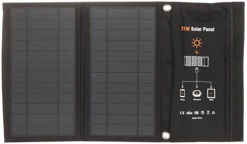 WL4 SP-M 21W 2.5A Opvouwbaar mobiel zonnepaneel met twee, Doe-het-zelf en Verbouw, Zonnepanelen en Toebehoren, Nieuw, Ophalen of Verzenden