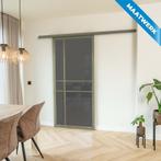 Stalen Schuifdeur met koofsysteem 6 Vlaks Olijfgroen Maatwer, Nieuw, Metaal