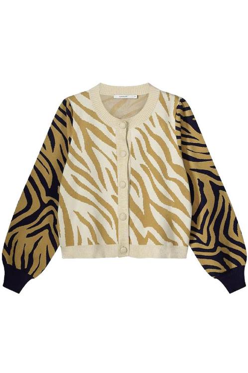 -50% Summum  Summum 7s5905-70012 knitted jacket jacquard vis, Kleding | Dames, Truien en Vesten, Nieuw, Verzenden