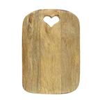 snijplank hart mango hout 30cm, Huis en Inrichting, Woonaccessoires | Overige, Nieuw, Verzenden