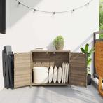 vidaXL Tuinkast 83x45x76 cm poly rattan beige, Verzenden, Nieuw