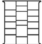 Boomvormige Boekenkast 3 Kolommen – 6-laags Open Planken, Verzenden, Nieuw