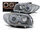 Angel Eyes koplampen Chrome geschikt voor BMW 1 serie, Verzenden, Nieuw, BMW