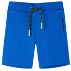 vidaXL Kindershort met trekkoord 92 blauw, Verzenden, Nieuw