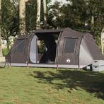 vidaXL Tunneltent 4-persoons waterdicht bruin, Caravans en Kamperen, Tenten, Verzenden, Nieuw, Tot en met 2