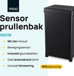 2dekans | MOA Prullenbak – Sensor – 68 liter – 33 x 45 x 72, Ophalen of Verzenden, Zo goed als nieuw