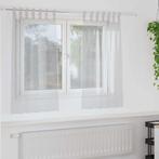 vidaXL Voile Gordijn 2 pcs Lichtgrijs 140 x 140 cm Polyester, Verzenden, Nieuw