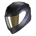 Scorpion EXO-1400 EVO II Carbon Air Solid Mat Zwart, Motoren, Kleding | Motorhelmen, Verzenden, Nieuw met kaartje, Integraalhelm