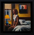 Fernando Cobo - Late at night (Hopper tribute) - NO Reserve, Antiek en Kunst