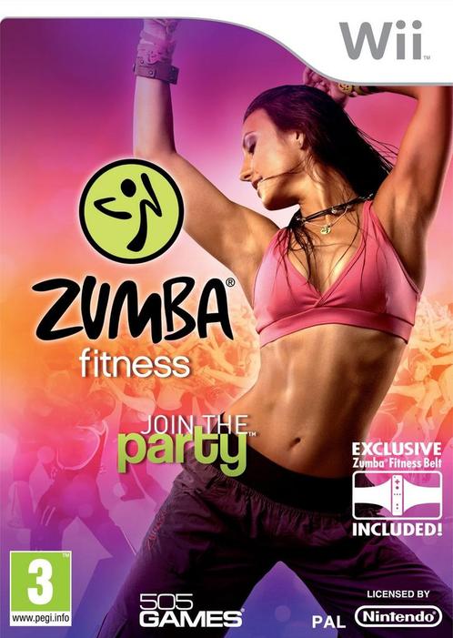 Zumba Fitness-Incl. Fitness Belt (Wii) Gebruikt, Spelcomputers en Games, Games | Nintendo Wii, Zo goed als nieuw, Ophalen of Verzenden