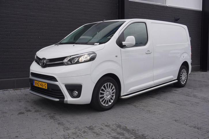 Toyota ProAce Worker 2.0 D-4D 177PK Automaat L2 - EURO 6, Auto's, Bestelauto's, Lease, Zwart, Automaat, Wit, Financial lease, Leder en Stof