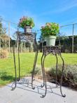 Two flower tables (2) - metal