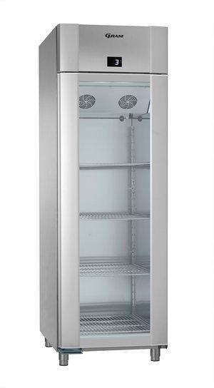 RVS koelkast met enkele glazen deur | 2/1 GN | 610 Liter, Zakelijke goederen, Horeca | Keukenapparatuur, Verzenden