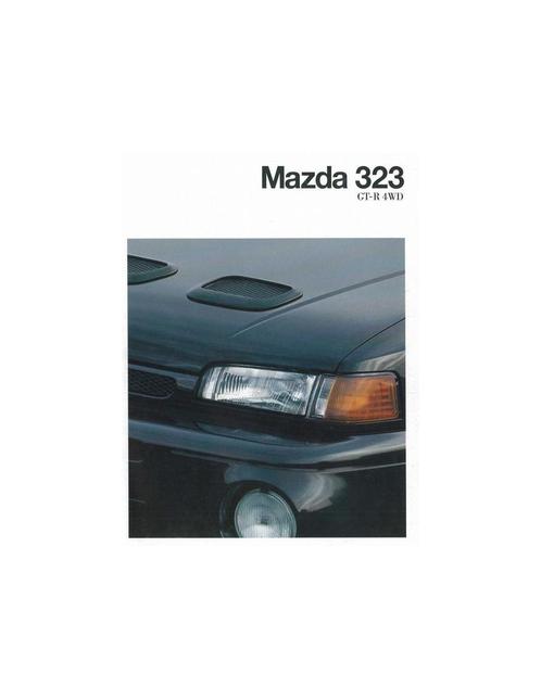 1992 MAZDA 323 GT-R 4WD BROCHURE DUITS, Boeken, Auto's | Folders en Tijdschriften, Mazda