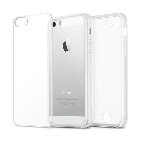 iPhone SE (2016) Full Body 360° Transparant TPU Silicone, Telecommunicatie, Mobiele telefoons | Hoesjes en Frontjes | Apple iPhone