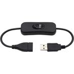 USB A verlengkabel met aan/uit stroom schakelaar, Ophalen of Verzenden, Nieuw