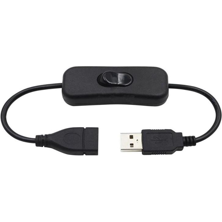 USB A verlengkabel met aan/uit stroom schakelaar, Computers en Software, Pc- en Netwerkkabels, Nieuw, Ophalen of Verzenden