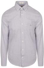 Gant Casual Overhemd Poplin Ruit Blauw Rood maat M Heren, Kleding | Heren, Overhemden, Verzenden, Nieuw, Rood, GANT