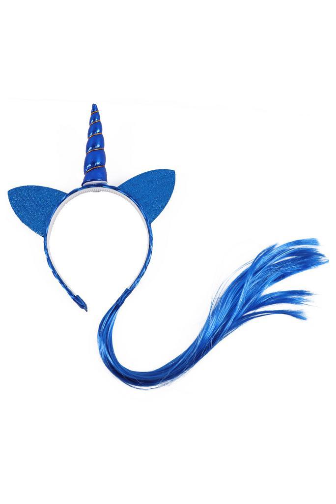 Eenhoorn Haarband Haar Blauw Unicorn Diadeem Oortjes Blauwe, Kleding | Dames, Carnavalskleding en Feestkleding, Accessoires, Nieuw