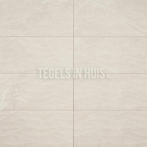 Wandtegel pietra bo decor beige mat 25x50 wandtegel, Doe-het-zelf en Verbouw, Tegels, Wandtegels, Nieuw, 10 m² of meer, Keramiek