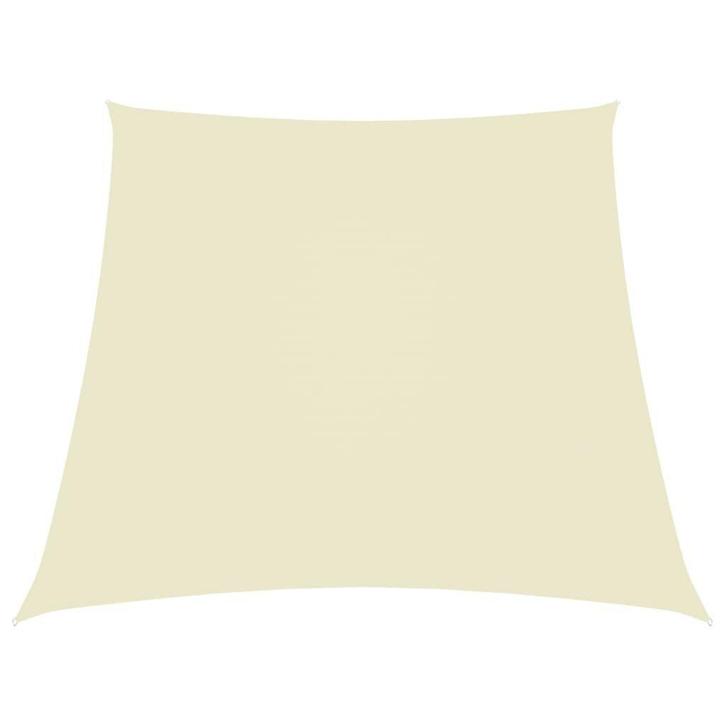Zonnescherm Creme Trapezium | Retourdeal | 60% Korting, Tuin en Terras, Schaduwdoeken, Nieuw, Ophalen of Verzenden