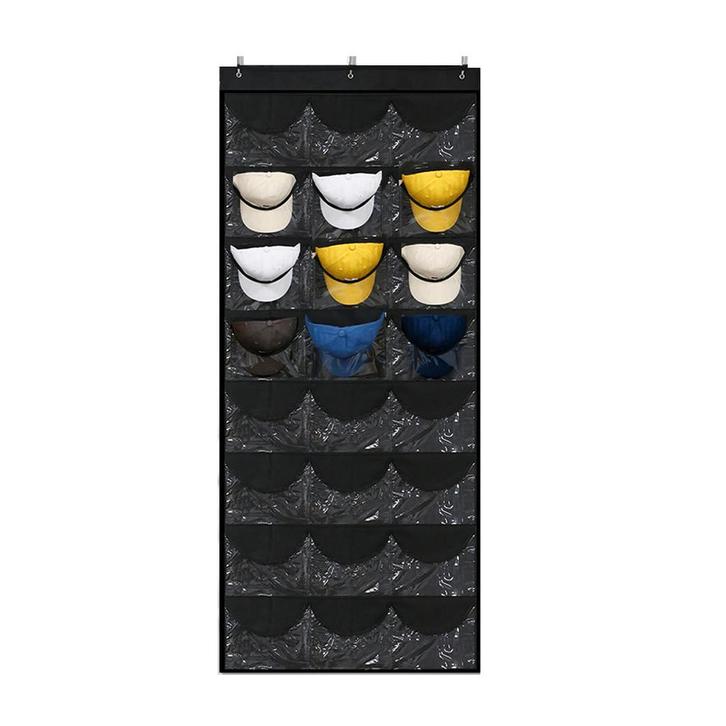 Petten Opbergzak - Zwart - 24 Petten - Petjes Opbergsysteem, Huis en Inrichting, Woonaccessoires | Kapstokken, Nieuw, Verzenden