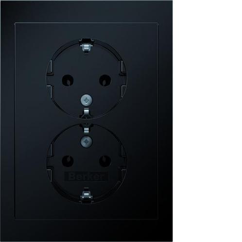 Hager Berker R.3 Wandcontactdoos (WCD-schakelmateriaal), Doe-het-zelf en Verbouw, Elektra en Kabels, Overige typen, Nieuw, Verzenden