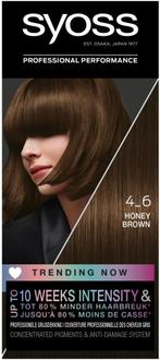 SYOSS 4-6 HONEY BROWN HAARVERF PAK 1 STUK, Sieraden, Tassen en Uiterlijk, Uiterlijk | Haarverzorging, Verzenden, Nieuw