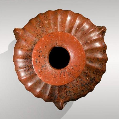 Colima, Mexico, Terracotta Pompoenvormig vat of kruik, Verzamelen, Mineralen en Fossielen