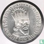 Oostenrijk 50 schilling 1965 600th anniversary Vienna Un..., Verzenden, Oostenrijk, Losse munt, Goud