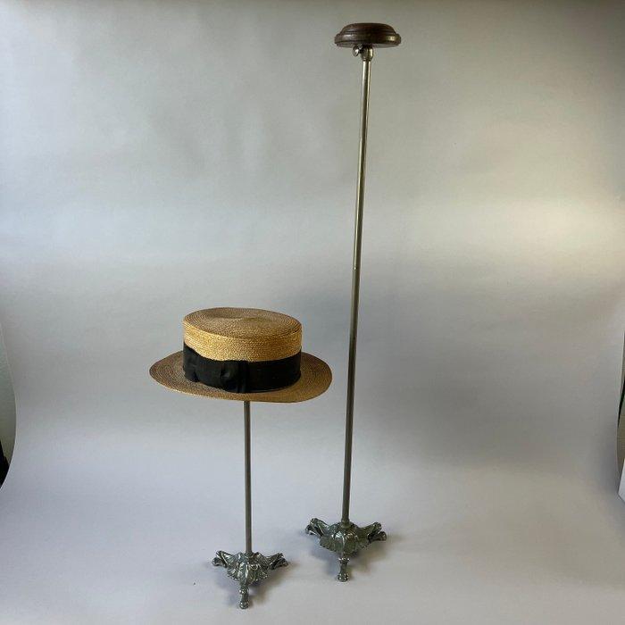 Hoedenstandaard (2) - Art Nouvea - Millinery display stands, Antiek en Kunst, Curiosa en Brocante