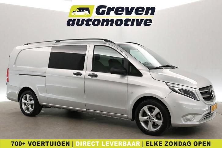 Mercedes-Benz Vito 114 CDI Extra Lang Dubbele Cabine AUT, Auto's, Bestelauto's, Lease, Automaat, Diesel, Zilver of Grijs, Mercedes-Benz