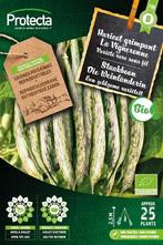 Protecta Groente zaden: Staakboon Weinländerin Biologisch, Tuin en Terras, Bloembollen en Zaden, Ophalen of Verzenden