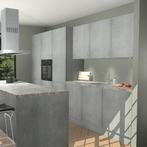 Beton Parelgrijs keuken Straatsburg 52038, Verzenden, Nieuw