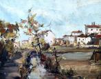 Escuela de Valencia (XX) - Paisaje rural valenciano, Antiek en Kunst, Kunst | Schilderijen | Klassiek