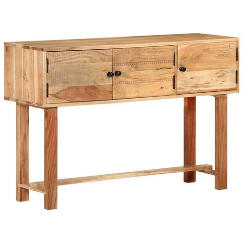 vidaXL Dressoir 115x35x75 cm massief acaciahout, Huis en Inrichting, Kasten | Dressoirs, 25 tot 50 cm, Nieuw, 100 tot 150 cm, Overige houtsoorten