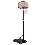 vidaXL Basketbalstandaard 216-250 cm polyethyleen zwart, Sport en Fitness, Verzenden, Nieuw