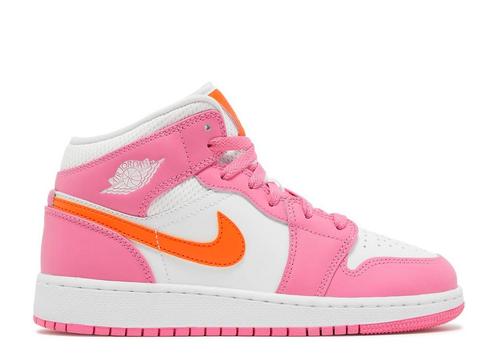 Air Jordan 1 Mid Pinksicle Safety Orange (GS) (2022) | Nieuw, Kleding | Heren, Schoenen, Nieuw, Ophalen of Verzenden