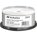 Verbatim BD-R Full Printable No ID 25 GB 6x Speed Cakebox..., Verzenden, Nieuw